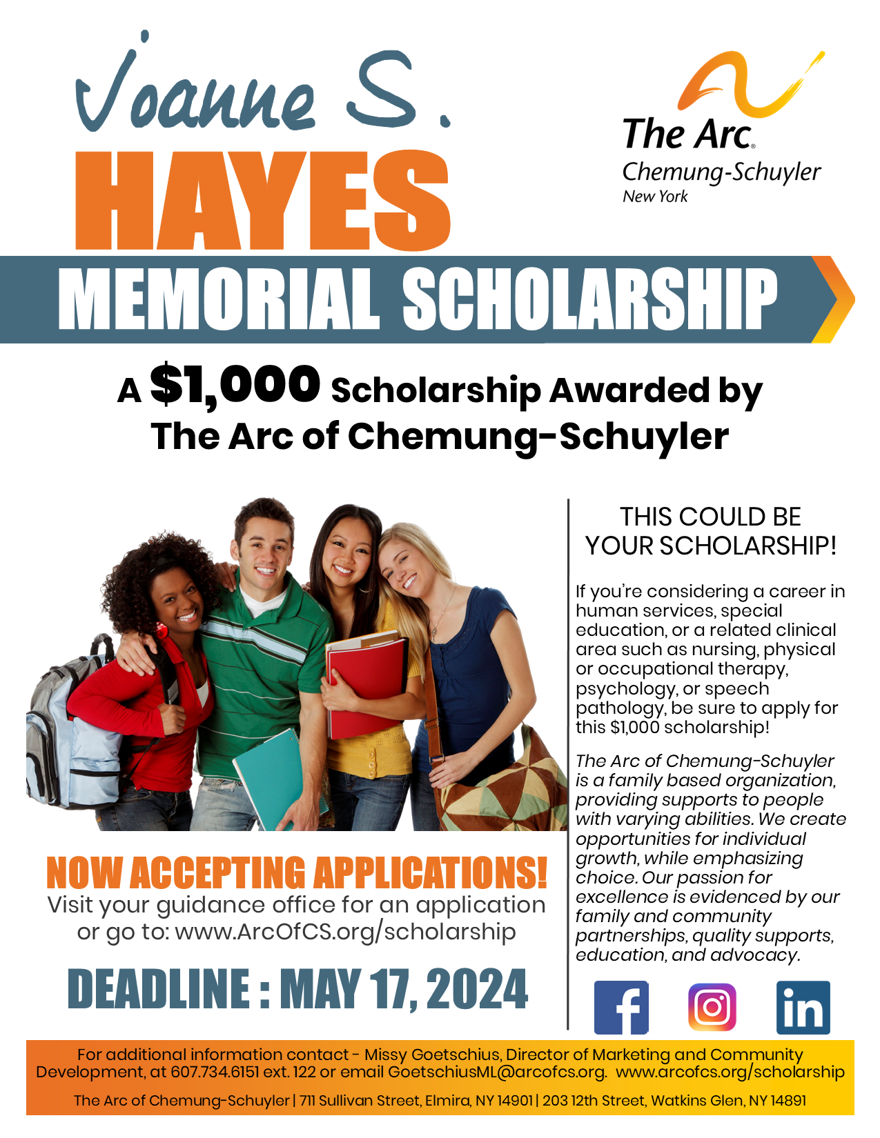 JSH Scholarship Flyer 2024.png